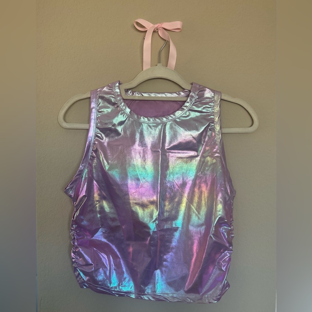NWOT - Lavender Iridescent Sleeveless Top